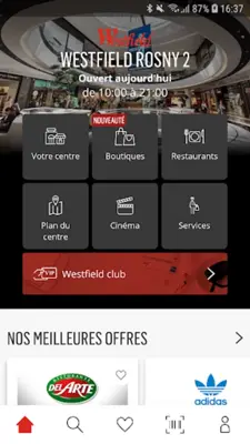 Westfield Rosny 2 android App screenshot 4